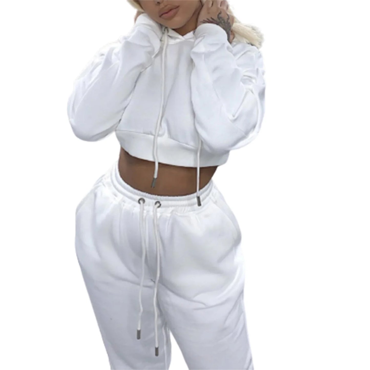 Women's 2 Piece Outfits Wide Leg Tracksuit Pants For Sports, Gym, Yoga, Exercise, Fitness, Casual Etc