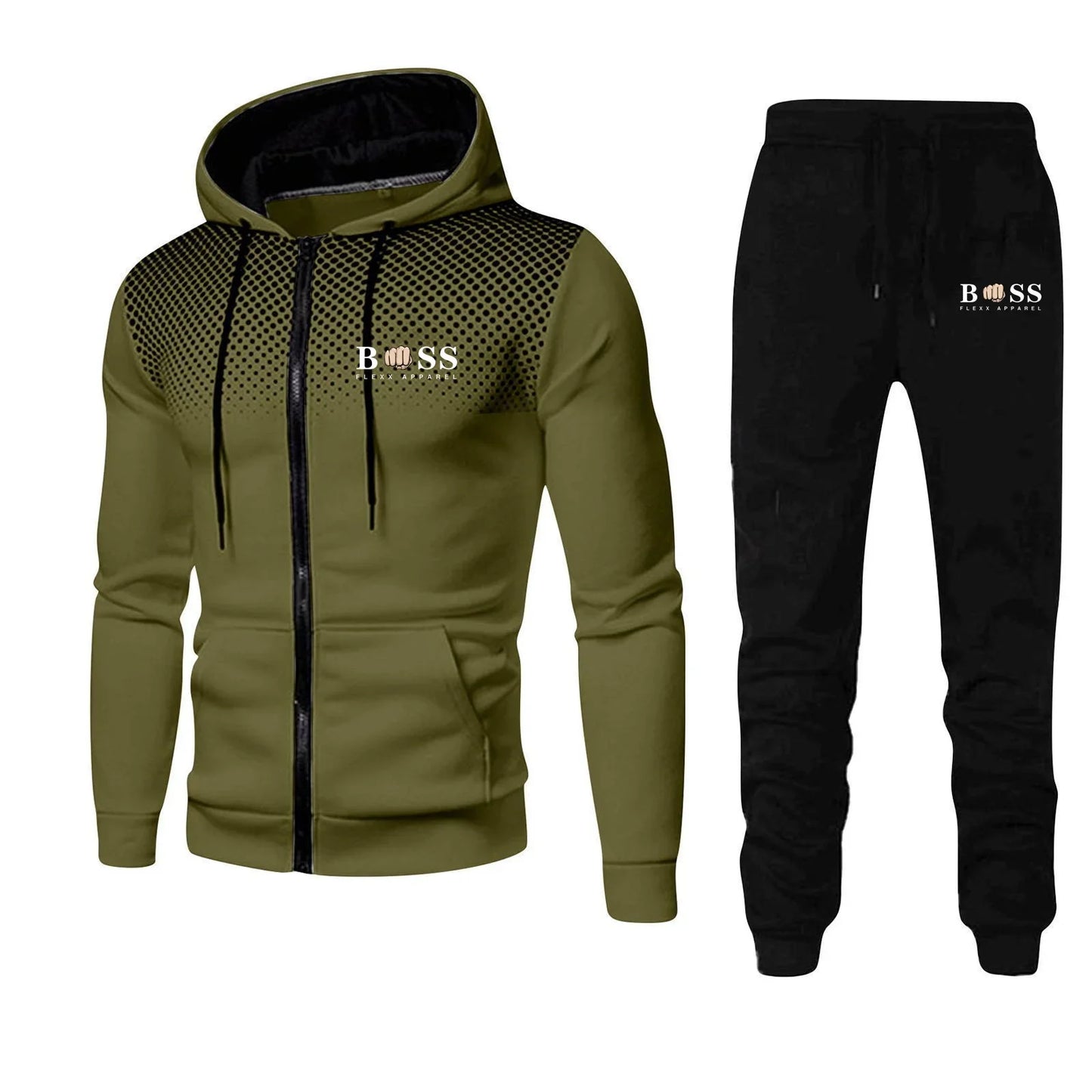 New Fashion Tracksuit For Men Hoodie Fitness Gym Clothing Men Running Set Sportswear Jogger Men'S Tracksuit Winter Suit Sports