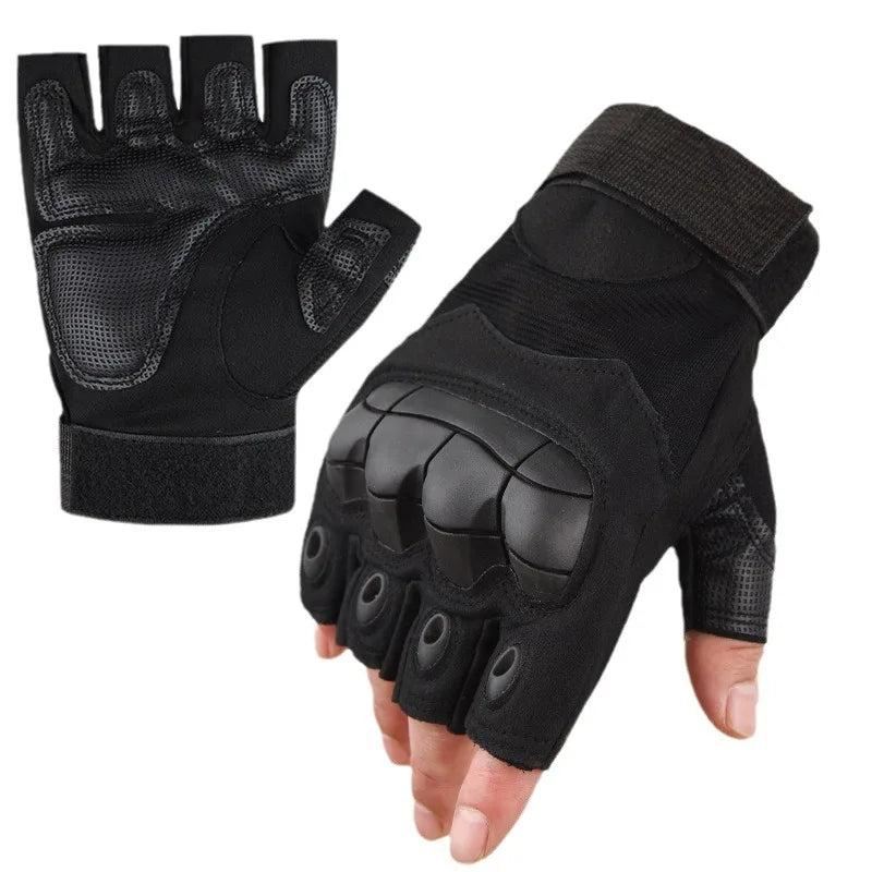 Tactical Gloves Outdoor Training Racing Locomotive Cycling Accessories Men Woman Shooting Gym Mountaineering Fingerless Gloves