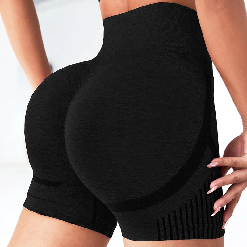 Women Yoga Shorts High Waist Workout Shorts Fitness Yoga Lift Butt Fitness Ladies Yoga Gym Running Short Pants Sportswear