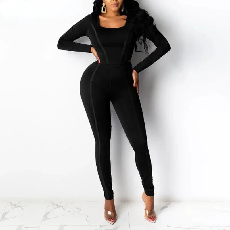 Yoga Leggings Set Woman 2 Pieces Gym Suit Sportwear Long Sleeve Pants Fitness Outfits Female Clothing 2024 Autumn Winter