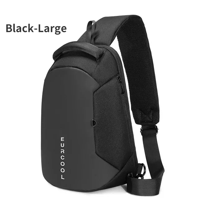 Mark Ryden Men shoulder bag fashion outdoor chest bag portable messenger bag breathable honeycomb back light