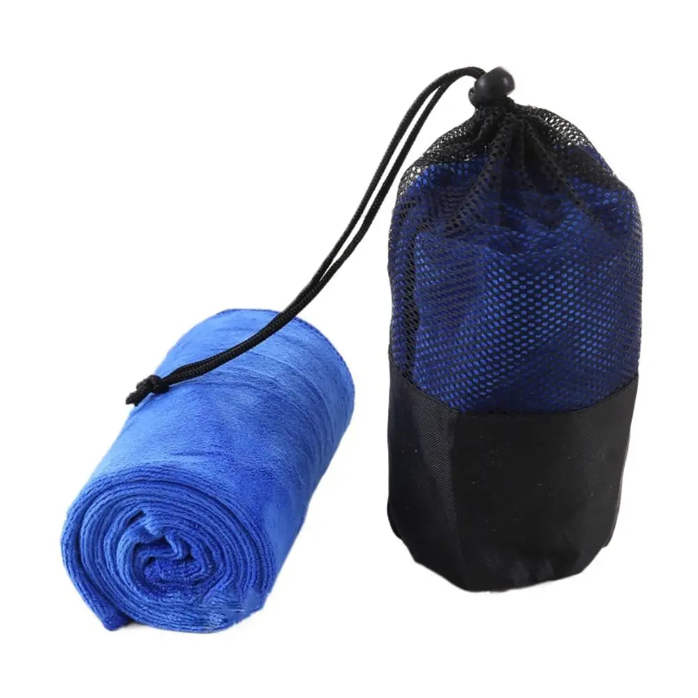 Fitness Equipment With Bundle Pocket Sports Towel Quick-Drying Storage Bag Gym Towel Soft Wiping Sweat Swimming Towel Cycling