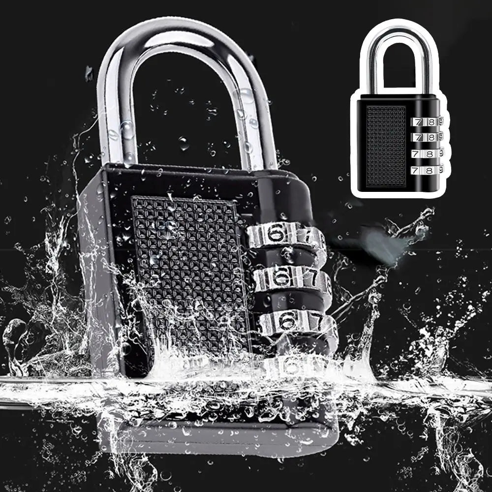 Multifunctional Anti-theft Padlock 4-digit Locks Security Code Security Lock Number Code Smart Combination Lock