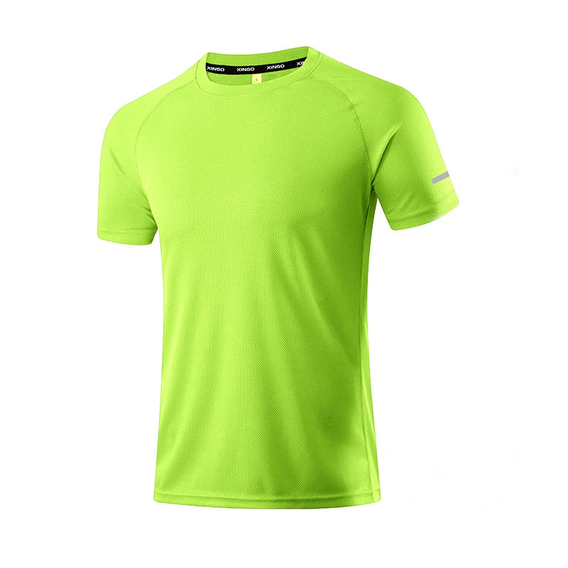 Quick Dry Men's T-shirt Athletic Wear Gym Male Camisetas Sportswear Compression Fitness Shirt Top Running Jersey Sport Clothing