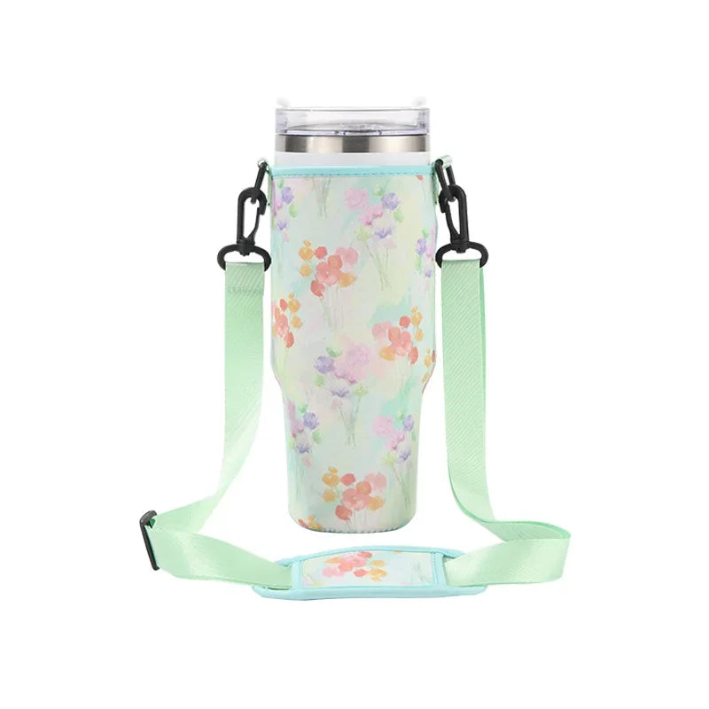 New 30oz/40oz Ice Brave Cup Set Water Cup Set Diving Material Cup Oblique Straddle Bag for Stanley Pattern Handle Water Bottle