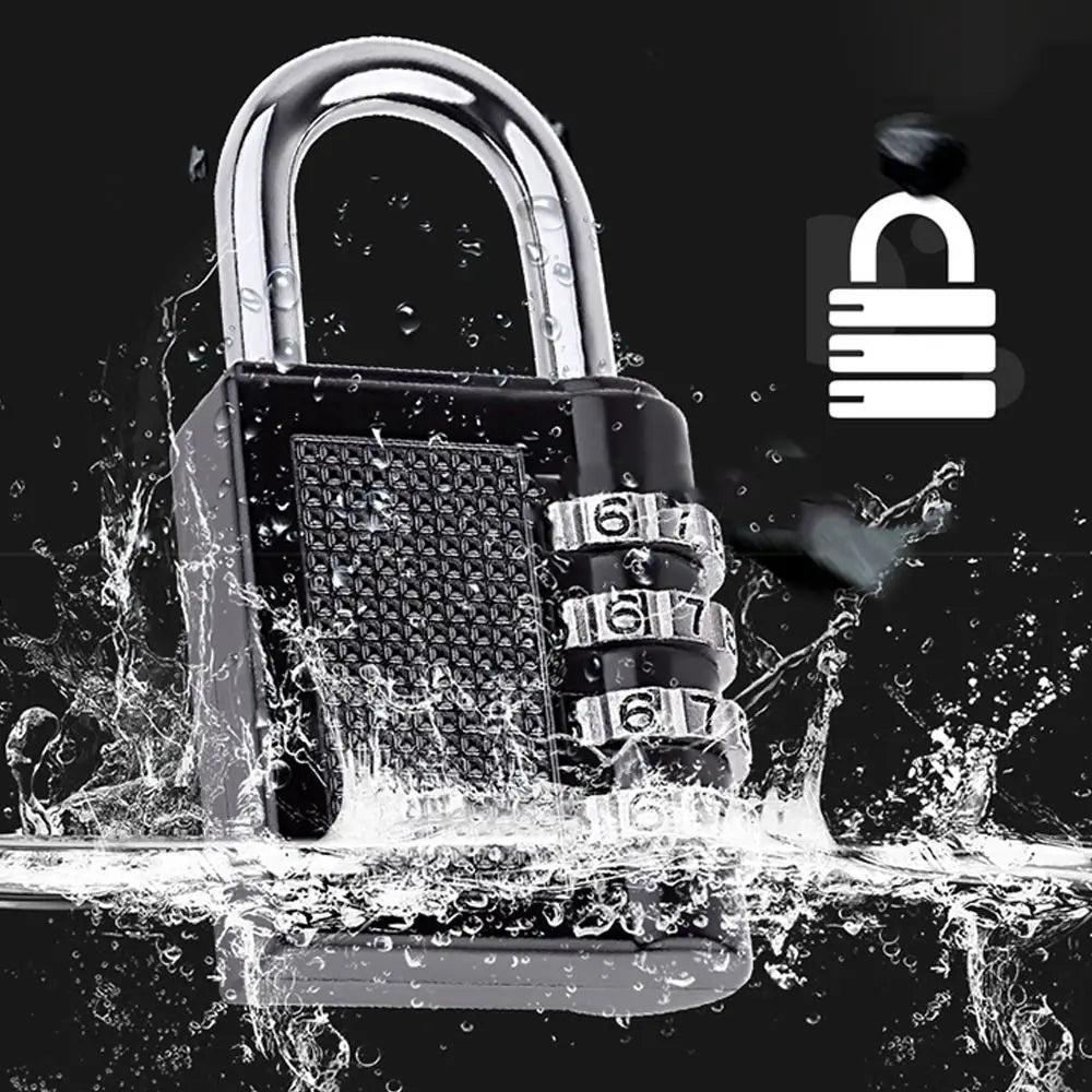 Multifunctional Anti-theft Padlock 4-digit Locks Security Code Security Lock Number Code Smart Combination Lock