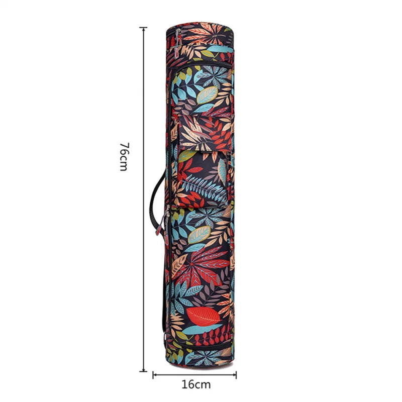 Printed Yoga Bag Yoga Mat Bag Men Women Sports Mat Bag Pilates Mat Backpack Fitness Dance Gym Mat Cover Sports Backpack Hot Sale