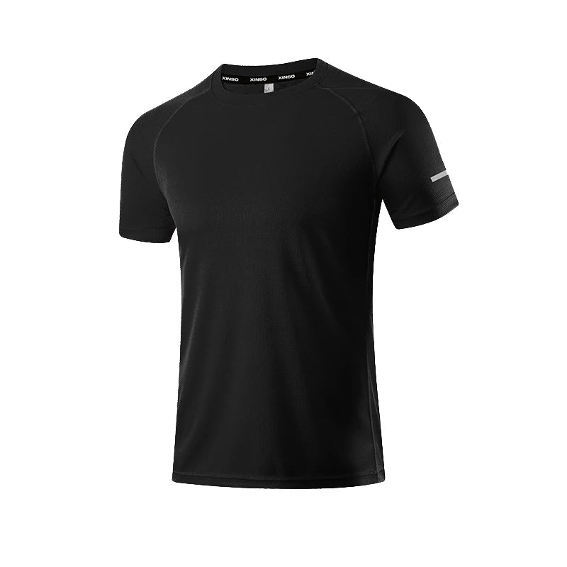 Quick Dry Men's T-shirt Athletic Wear Gym Male Camisetas Sportswear Compression Fitness Shirt Top Running Jersey Sport Clothing