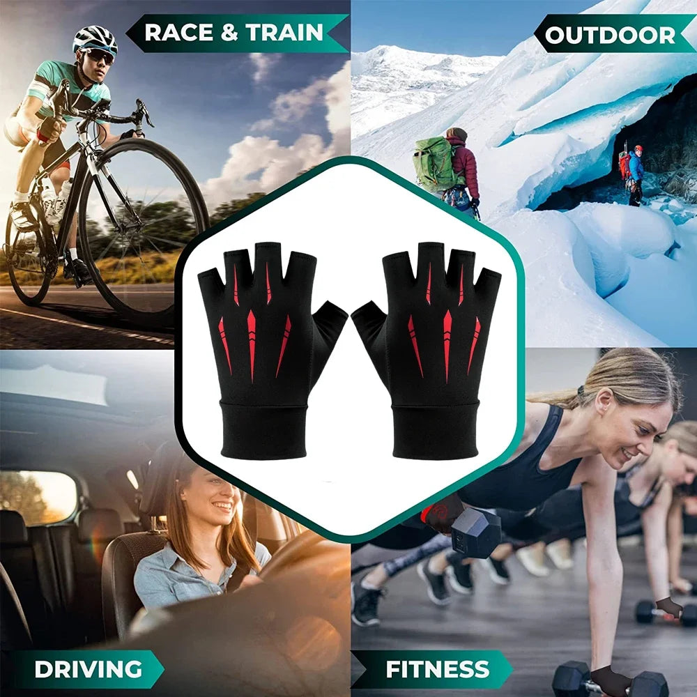 1Pair Cycling Gloves Bike Gloves for Men/Women-Biking Gloves Half Finger Road Bike MTB Bicycle Gloves-for Workout/Gym/Training