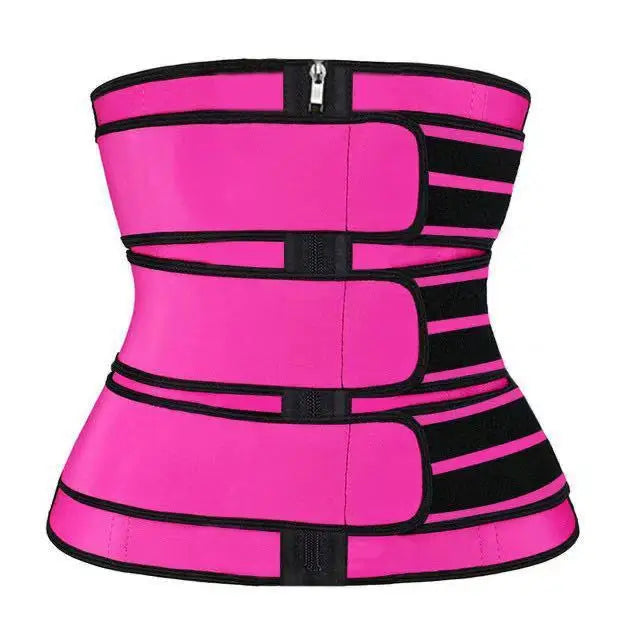 Sauna Waist Trimmer Belt for Women Sweat Weight Loss Waist Trainer Workout Slimming Shaper Waist Corset