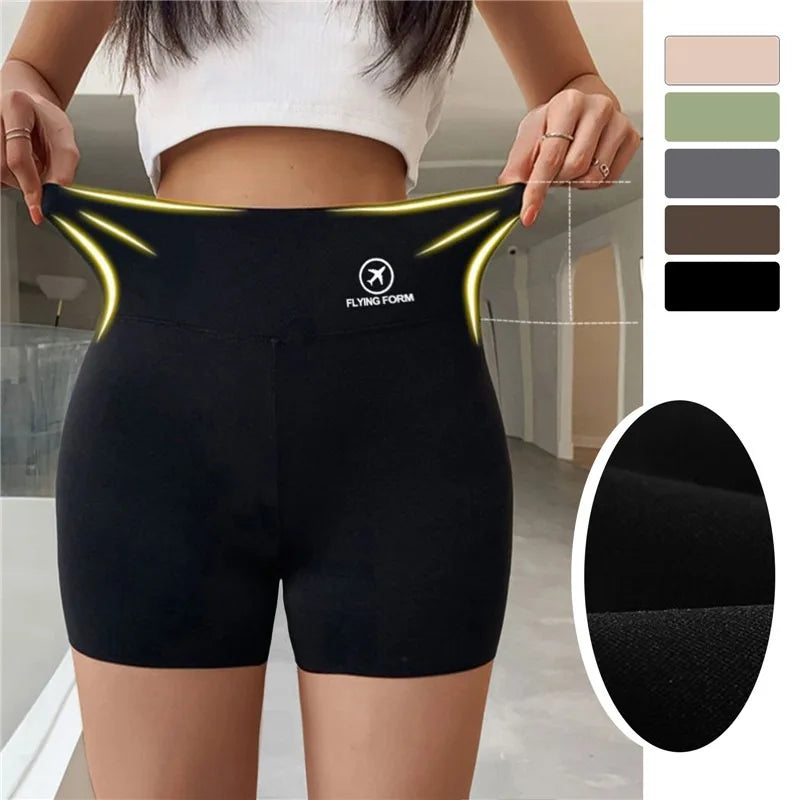 Women Seamless Yoga Shorts Spring Summer Hip Lifting Squat Proof High Elastic Fitness Legging Quick Drying Cycling Workout Tight