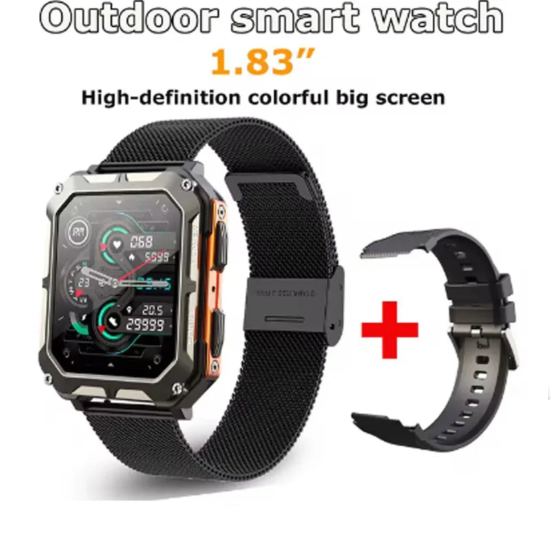 2024 New up Smart Watch Bluetooth call blood pressure detection IP68 waterproof Men sports Smartwatch For OPPO Find X5 Cubot HTC