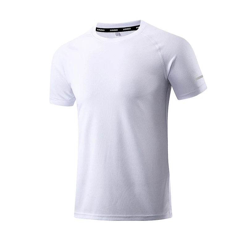 Quick Dry Men's T-shirt Athletic Wear Gym Male Camisetas Sportswear Compression Fitness Shirt Top Running Jersey Sport Clothing