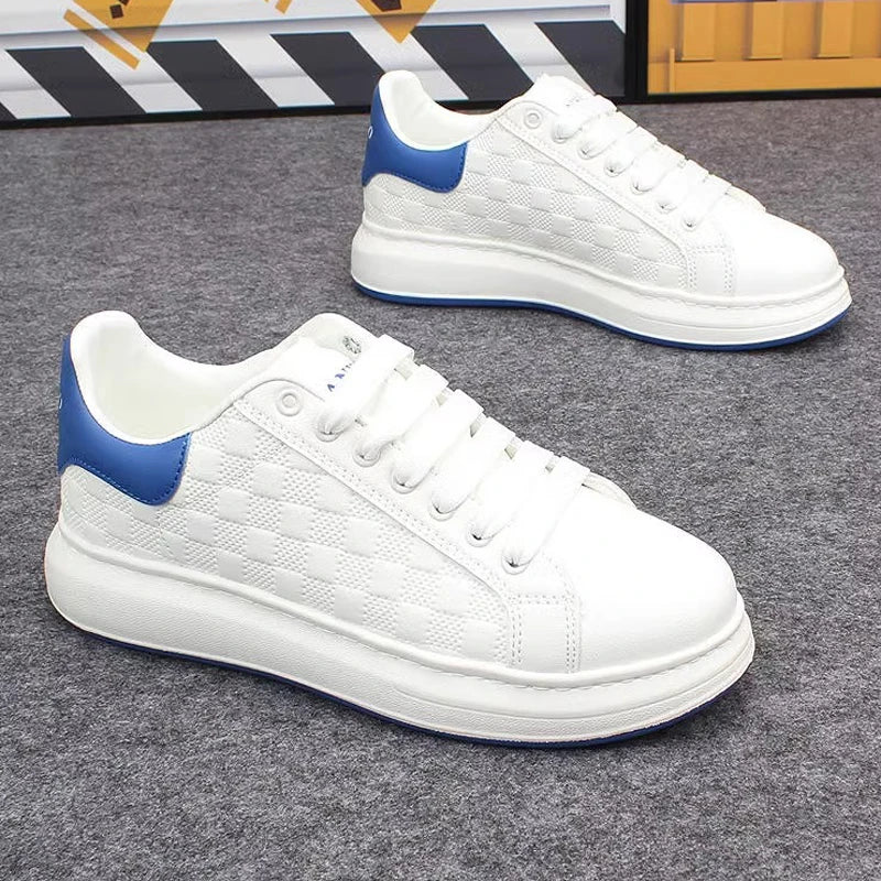 Fashionable white Women's sneakers sporty & casual.