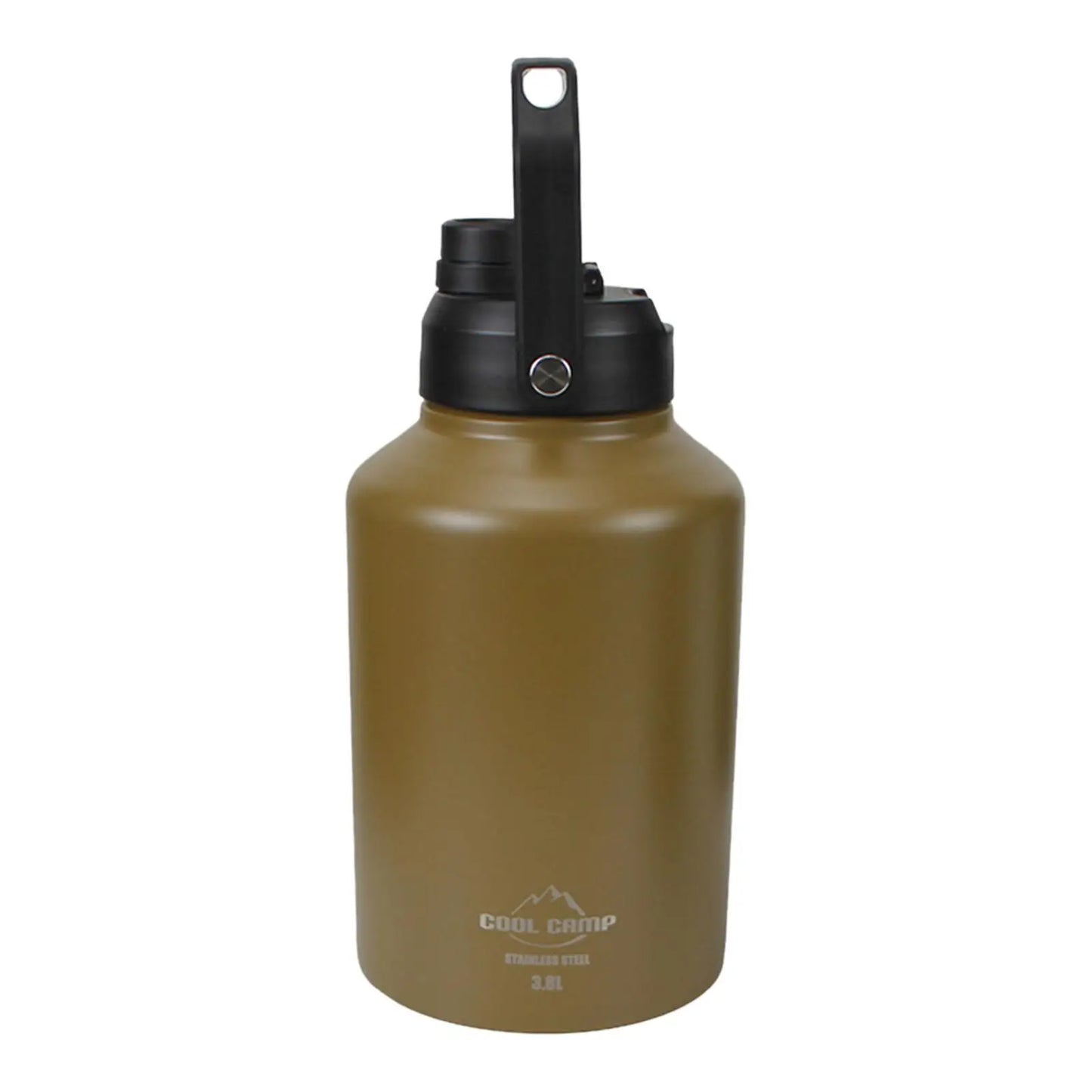 Gallon Insulated Water Bottle Leakproof Water Canteen for Camping Gym Travel