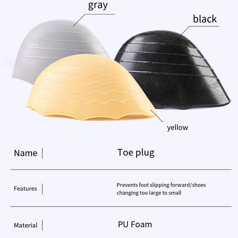 2Pcs Sponge Forefoot Insert Pads Women Gril's High Heel Shoe Big Shoes Size Adjust Toe Front Cushion Pain Relief Protector