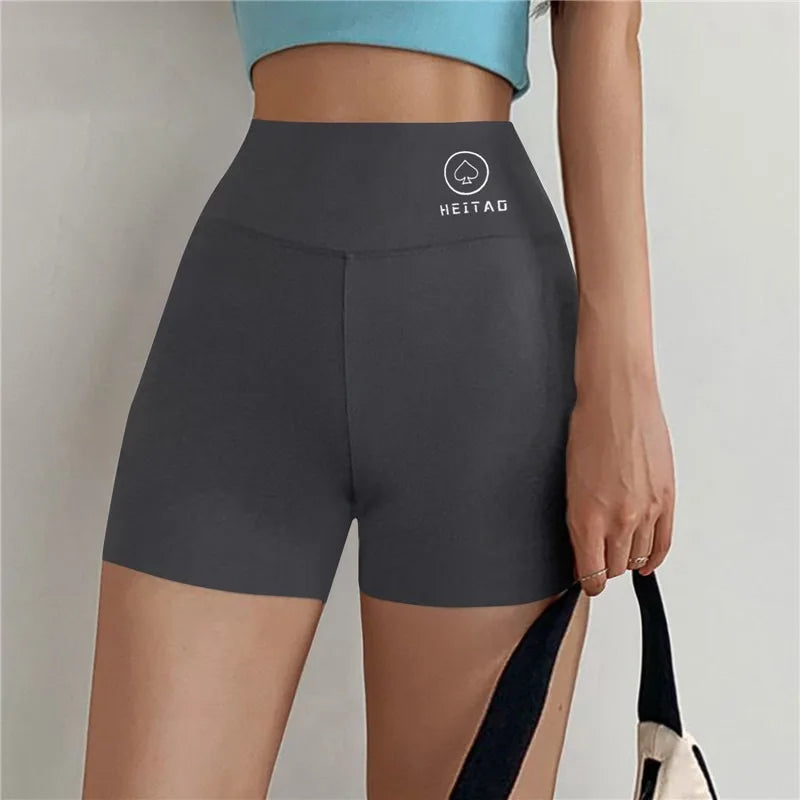 Women Seamless Yoga Shorts Spring Summer Hip Lifting Squat Proof High Elastic Fitness Legging Quick Drying Cycling Workout Tight