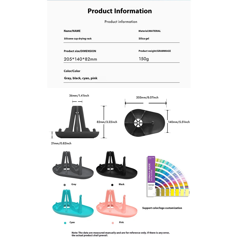 Air Convection Fast Dryer Rack Silicone Mug Drying Holder Space Saving Bottle Drainer Stand for Stanley Cup Accessories