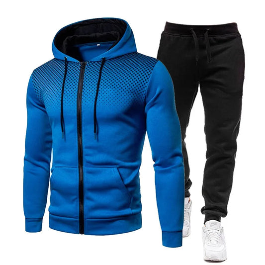 Fashion Tracksuit for Men Hoodie Fitness Gym Clothing Men Running Set Sportswear Jogger Men's Tracksuit Suit Sports