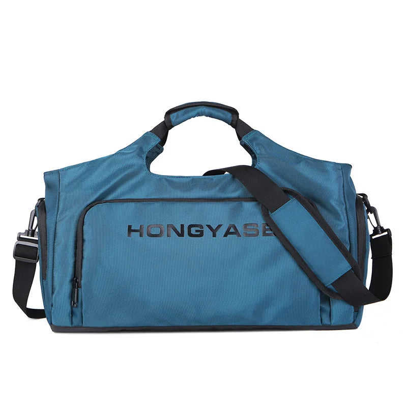 Fashion Lightweight Duffel Shoulder Bag Large Capacity Fitness Gym Bag With Shoes Pocket Male Hand Luggage Travel Bag