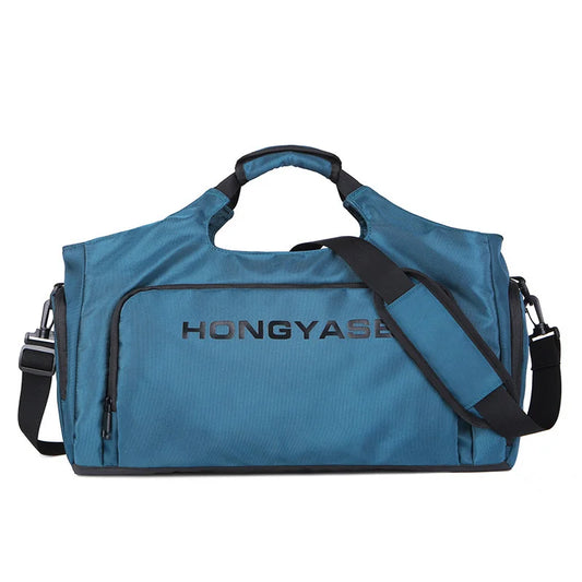 Fashion Lightweight Duffel Shoulder Bag Large Capacity Fitness Gym Bag With Shoes Pocket Male Hand Luggage Travel Bag