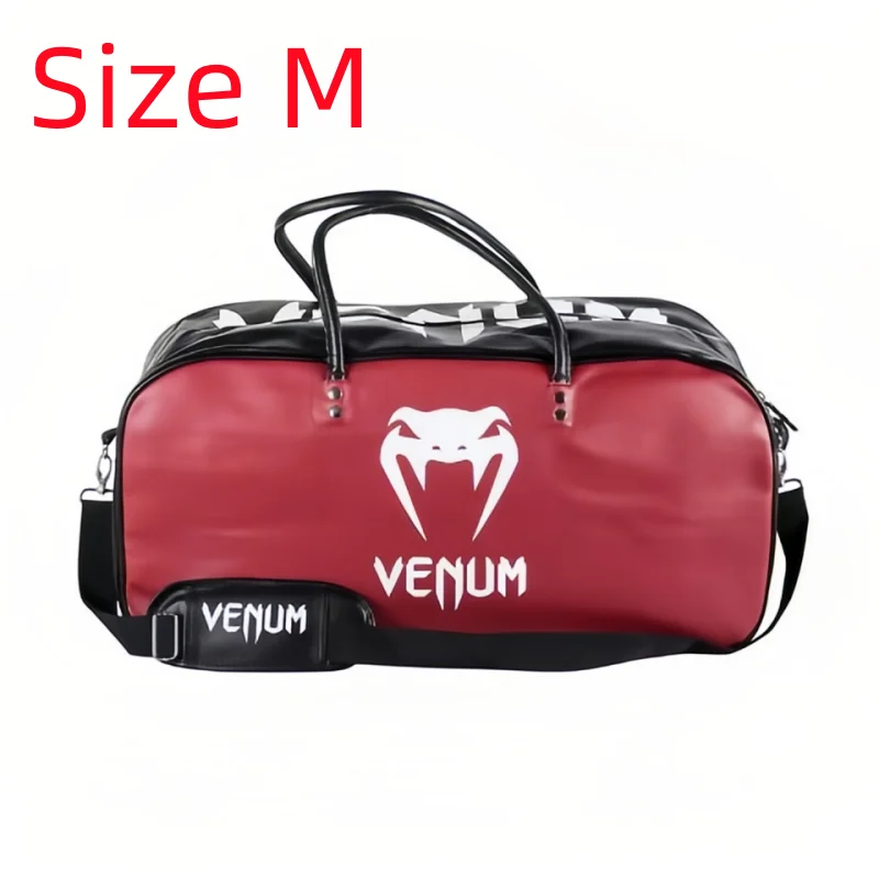 PU Gym Fitness Bag Boxing Training Bag Outdoor Sport Bag for Men and Women Travel Duffel Bag for Workout MMA Daily Overnight