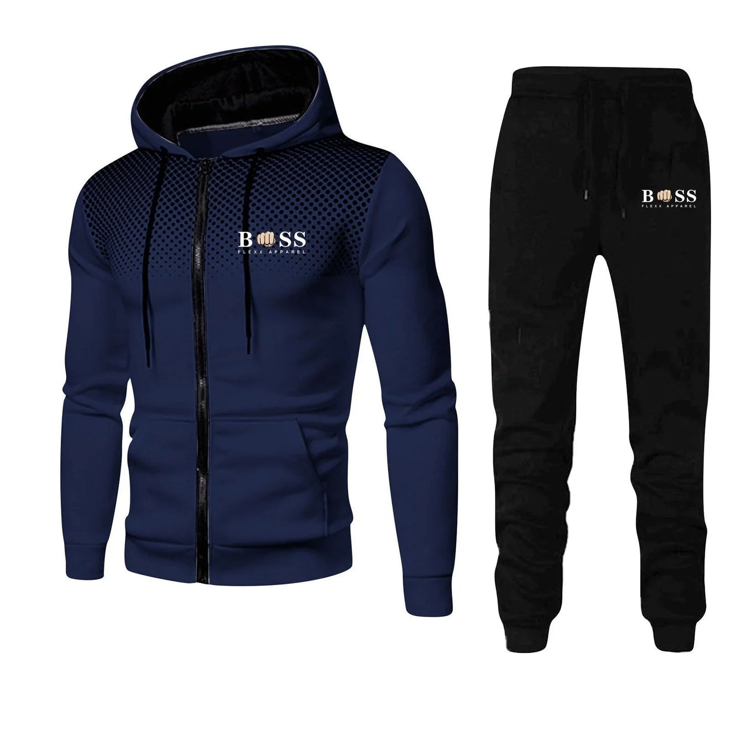 New Fashion Tracksuit For Men Hoodie Fitness Gym Clothing Men Running Set Sportswear Jogger Men'S Tracksuit Winter Suit Sports