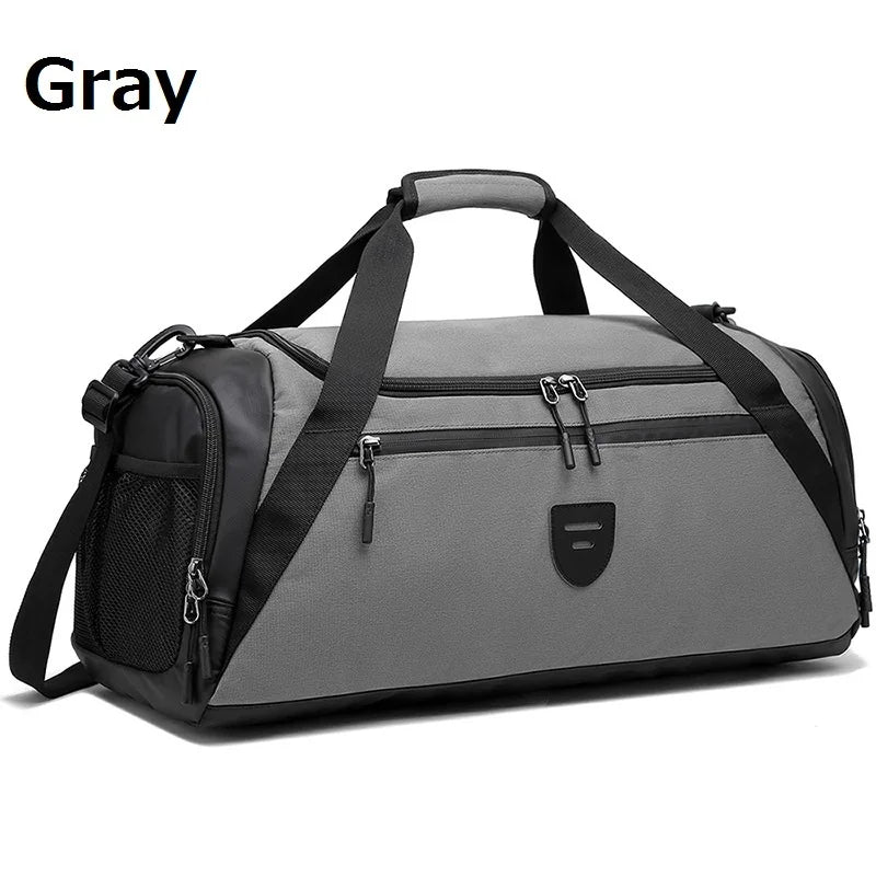 40L Men Woman Gym Bag Large Capacity Sport Fitness Yoga Bag Multifunctional Travel Luggage Bag Dry Wet Separation Sport Bags