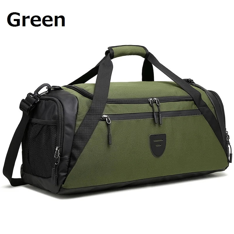 40L Men Woman Gym Bag Large Capacity Sport Fitness Yoga Bag Multifunctional Travel Luggage Bag Dry Wet Separation Sport Bags