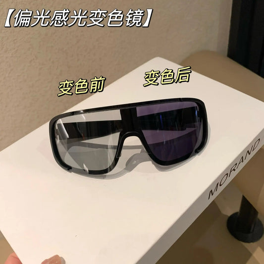 Night Vision Outdoor Cycling Sunglasses Anti-uv Women's Sun Glasses Women Lenses Eyewear Vintage Luxury Designer New In Woman