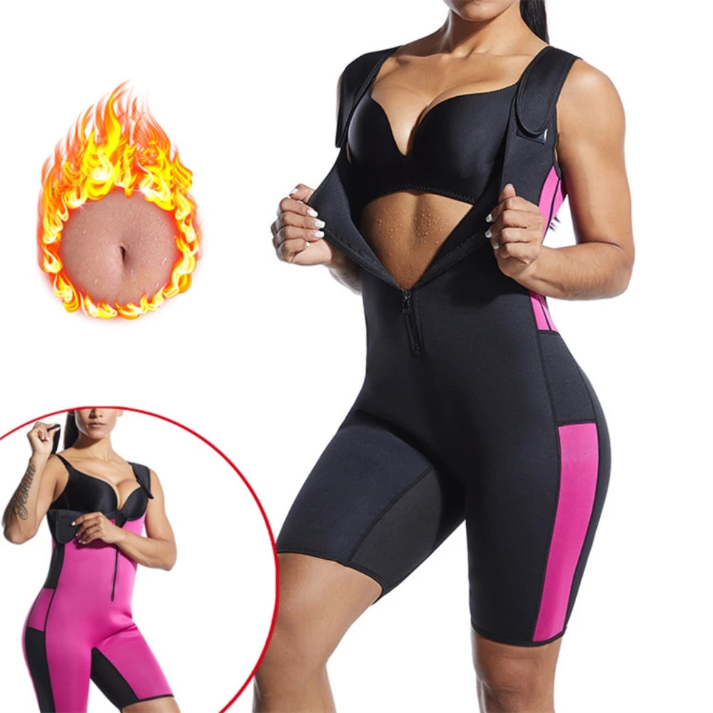 Women's Sport Sweat Suit Shapewear, Weight Loss Corset, Body Shaper, Slimming, Sleeveless Shapewear, Bodysuit