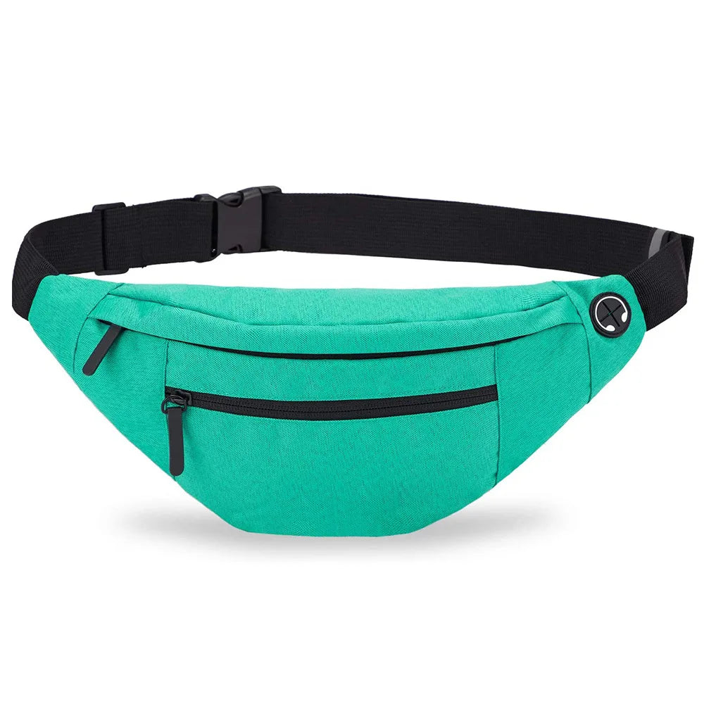 Outdoor leisure sports fanny pack waterproof fitness travel oblique span chest bag mobile phone backpack running fanny pack