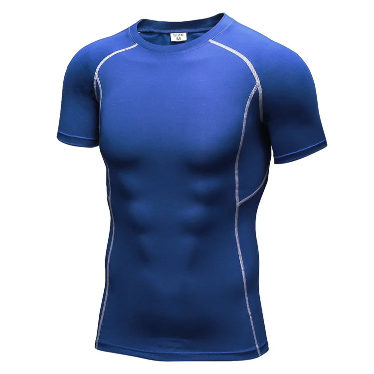 Men Yoga Gym Sports T-Shirts Compression Boy Exercise Tights Cycling Basketball Football Training Fitness Running Top Sweatshirt