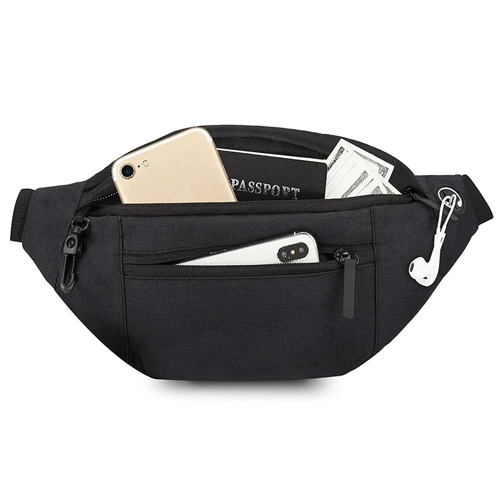 Outdoor leisure sports fanny pack waterproof fitness travel oblique span chest bag mobile phone backpack running fanny pack