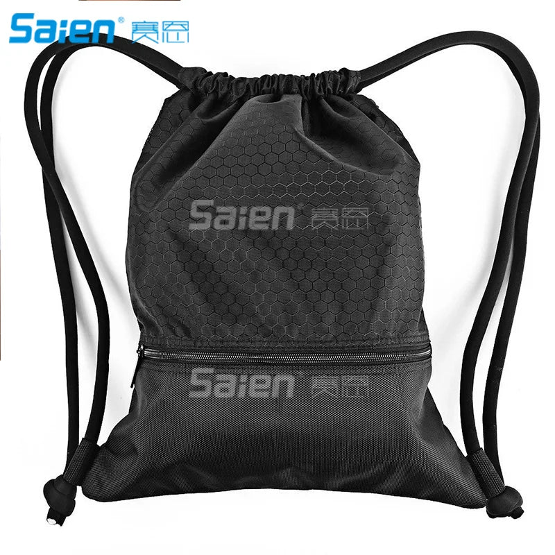 Racquet Sport Bags Sport Gym Sack Drawstring Backpack Bag Waterproof Drawstring Sport Bag, lightweight