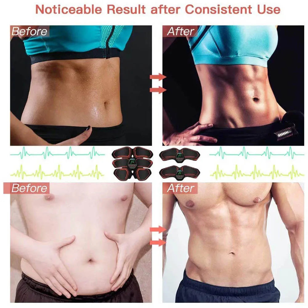 Exercise Machine Slimming Belts Weight Loss Products EMS Electrostimulator ABS Trainer Abdominal Muscle Stimulator for Men Women