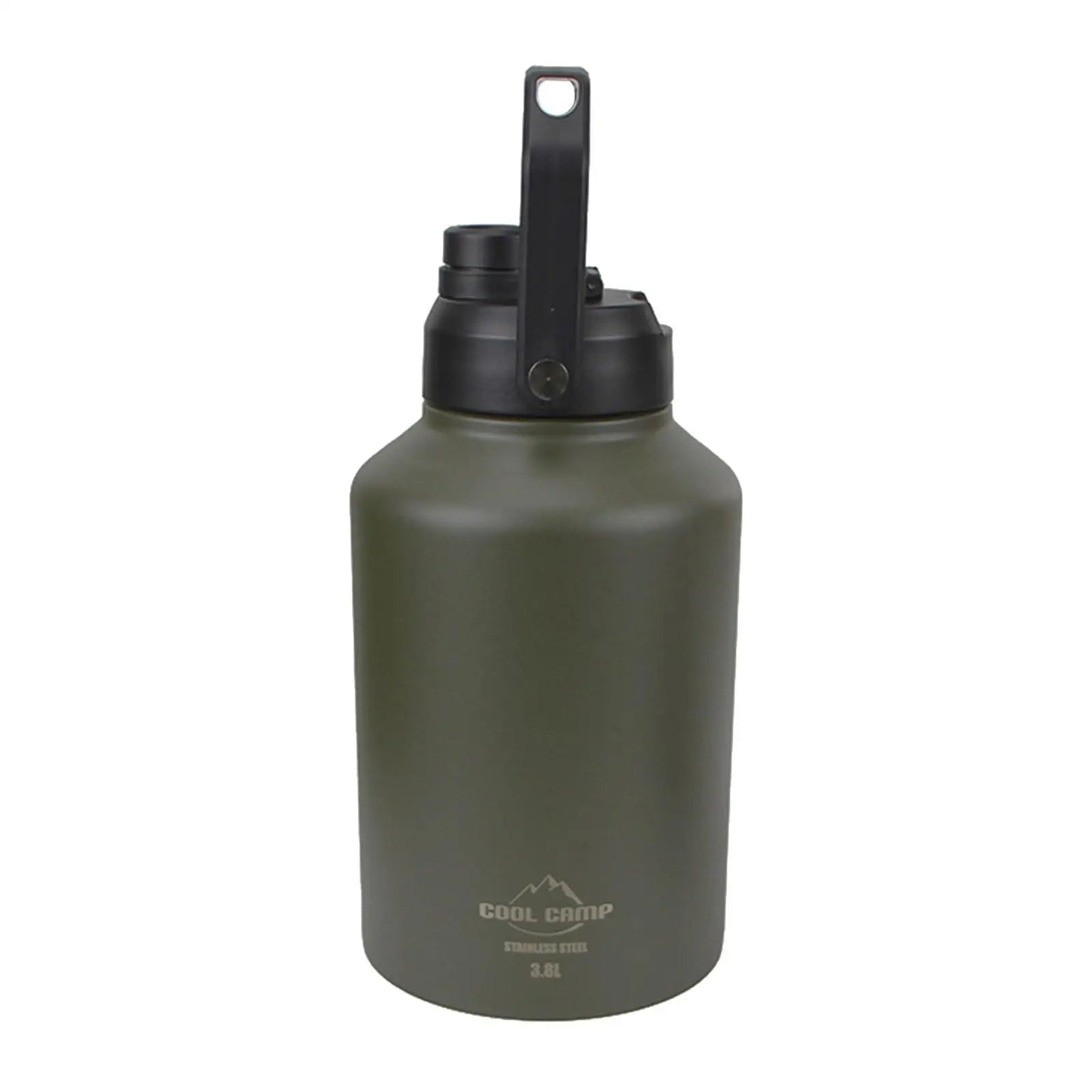 Gallon Insulated Water Bottle Leakproof Water Canteen for Camping Gym Travel