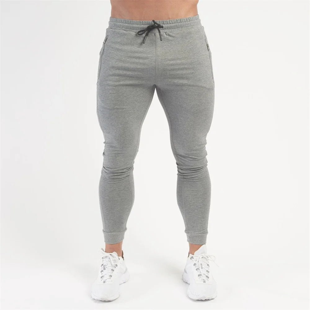 Autumn Joggers Pants Men Cotton Sweatpants Running Trackpants Gym Fitness Training Skinny Trousers Male Sports Workout Bottoms