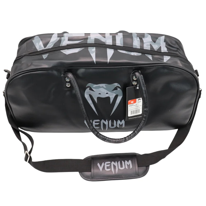 PU Gym Fitness Bag Boxing Training Bag Outdoor Sport Bag for Men and Women Travel Duffel Bag for Workout MMA Daily Overnight