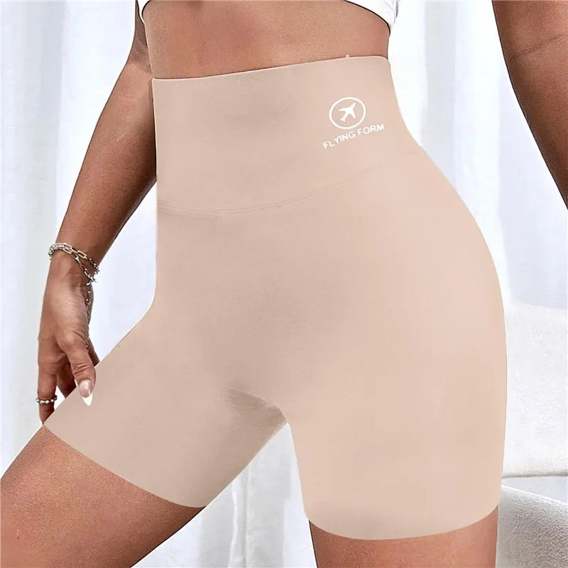 Women Seamless Yoga Shorts Spring Summer Hip Lifting Squat Proof High Elastic Fitness Legging Quick Drying Cycling Workout Tight