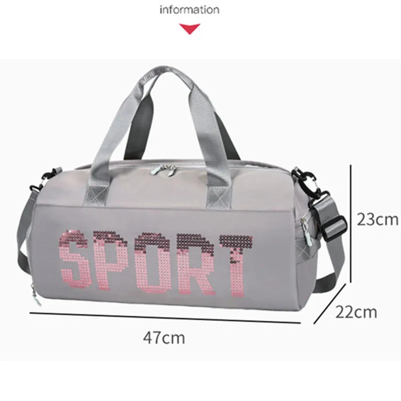 Sport Bags Men's Gym Women's Weekend Fitness Accessories YogaTraining Waterproof Luggage Swimming Handbag Travel Bolsas Female