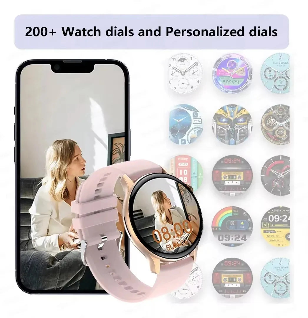 2024 New NFC GPS Smart Watch Women 1.43 Inch AMOLED 466*466 HD Screen Always Display Sport Watch Women Bluetooth Call Smartwatch