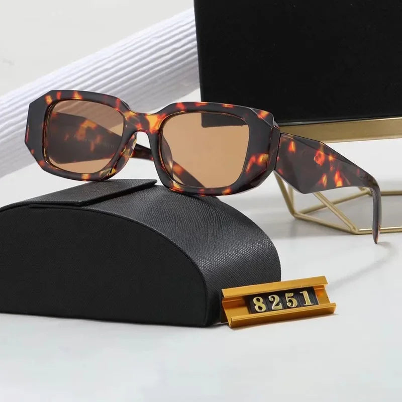 European and American P Polygon Senior Sunglasses Women Senior Sense Ins Personality Fashion Big Glasses Men 2024