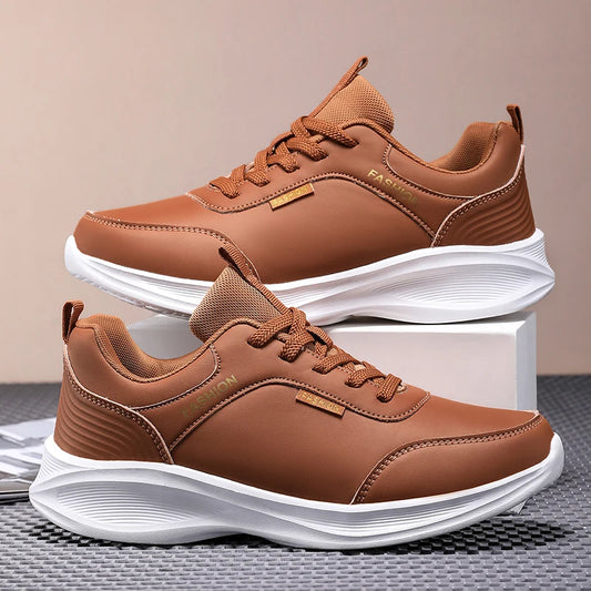 Autumn Light Men Sneakers Lace Up Casual Shoes For Men Cushioning Men Sport Shoes For Running Winter Waterproof Walking Shoes