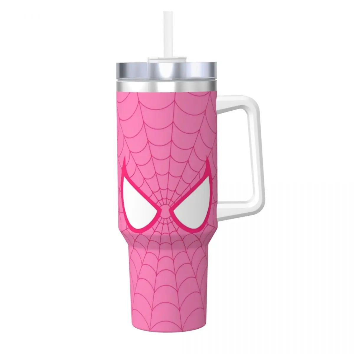 Spider-Man Swinging Out Of Comic Stainless Steel Tumbler Travelist Car Mugs 40oz Coffee Mug Insulated Hot Drinks Water Bottle