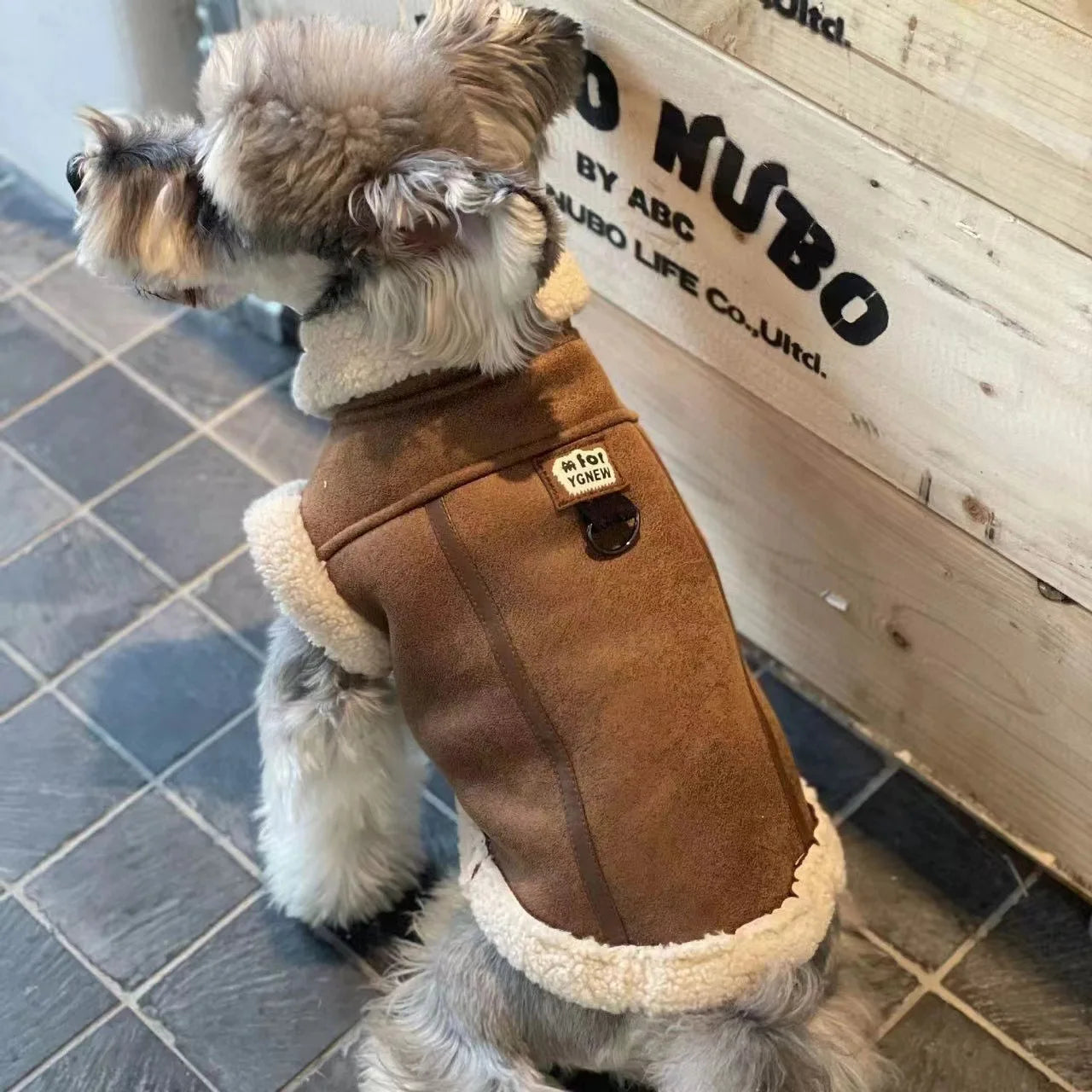 Pet Autumn Winter Velvet Sleeveless Vest Fur One-piece Coat Teddy Schnauzer Bichon Dog Thick Vest Puppy Clothes for Small Dogs