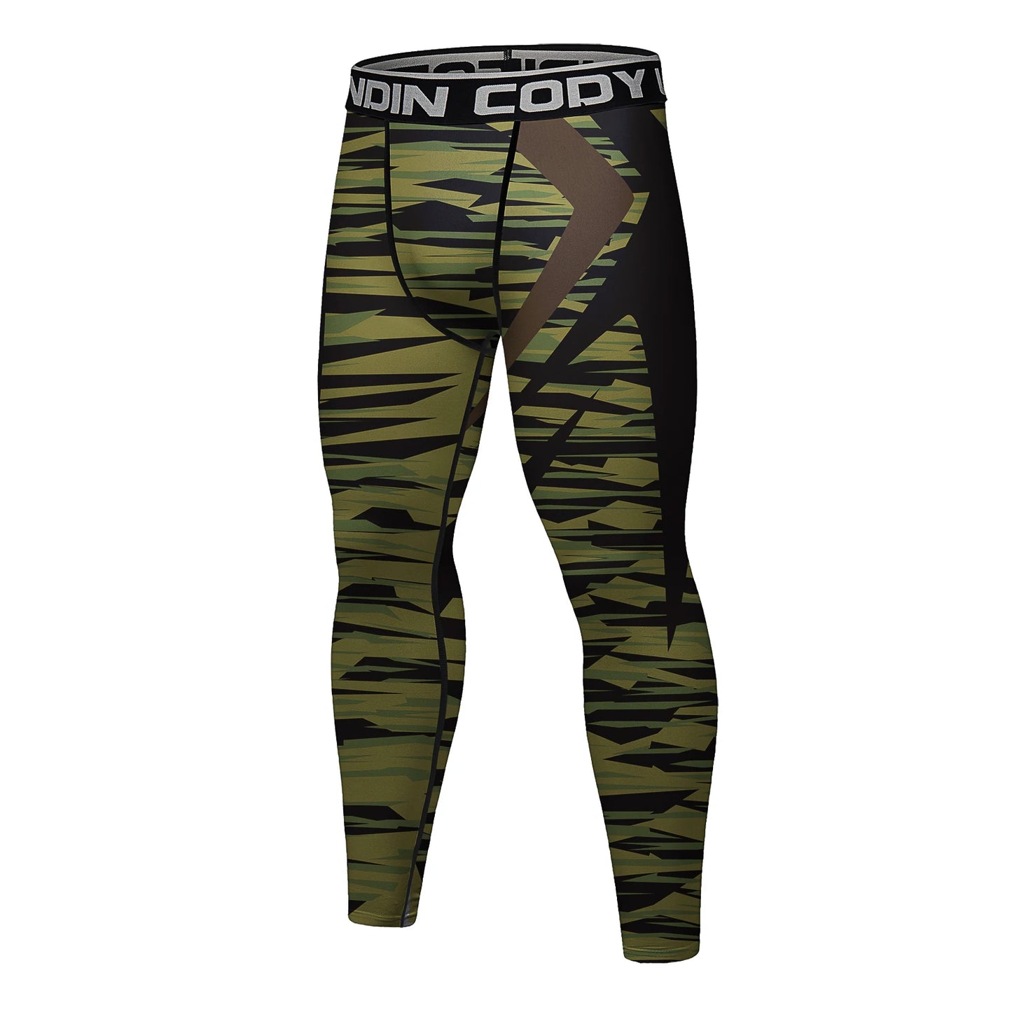 Camouflage Men's Compression Pants Athletic Leggings Non-Pocket Uv sun protection Riding Pants Stretch Gym Fitness Tights