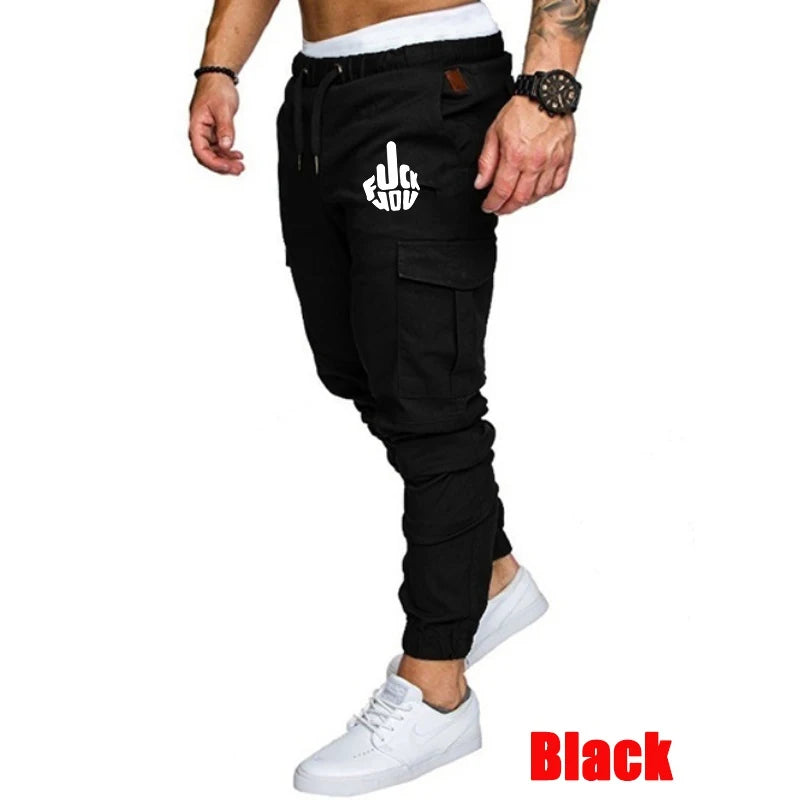 Men's Casual Pant Sport Joggers Hip Hop Mens Fashion Jogging Fitness Trousers Sweatpants Gym Sports Pant