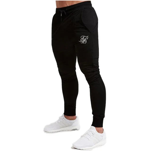 Sik Silk Men's Pants Fitness Skinny Trousers Spring Elastic Bodybuilding Pant Workout Track Bottom Pants Men Joggers Sweatpants